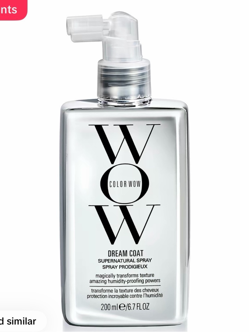 Color Wow Dream Coat Supernatural Spray - Clear Silver
